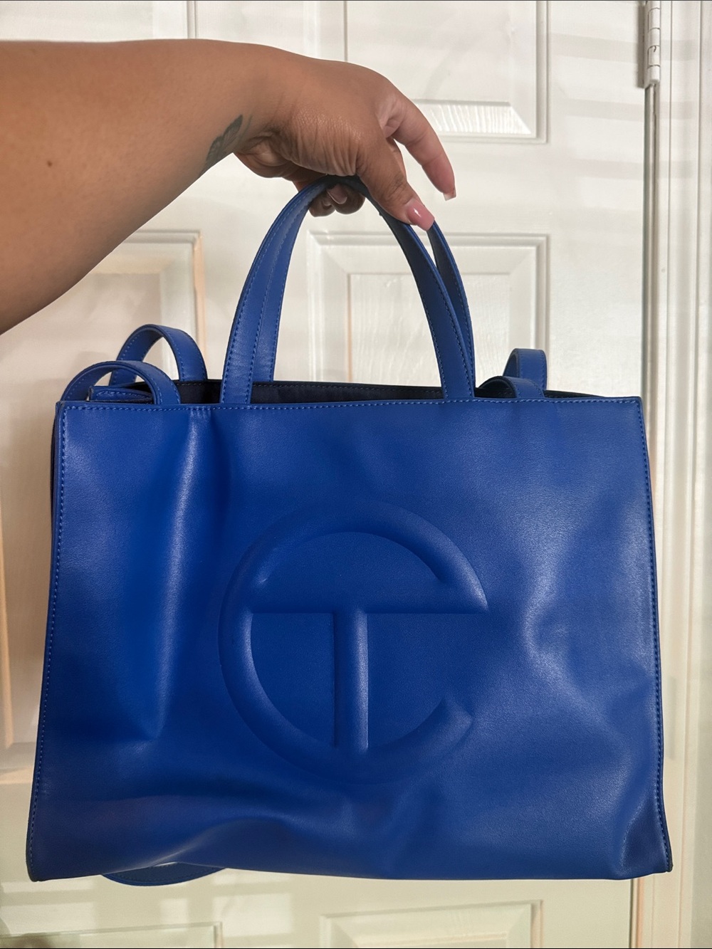 Telfar Royal Blue Shopping Tote